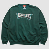Philadelphia Eagles NFL 2000s Pullover Sweatshirt - Green Vintage for sale