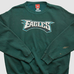 Philadelphia Eagles NFL 2000s Pullover Sweatshirt - Green Vintage for sale