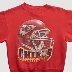 Kansas City Chiefs Lee Apparel 90s Pullover Sweatshirt - Red Vintage outlet