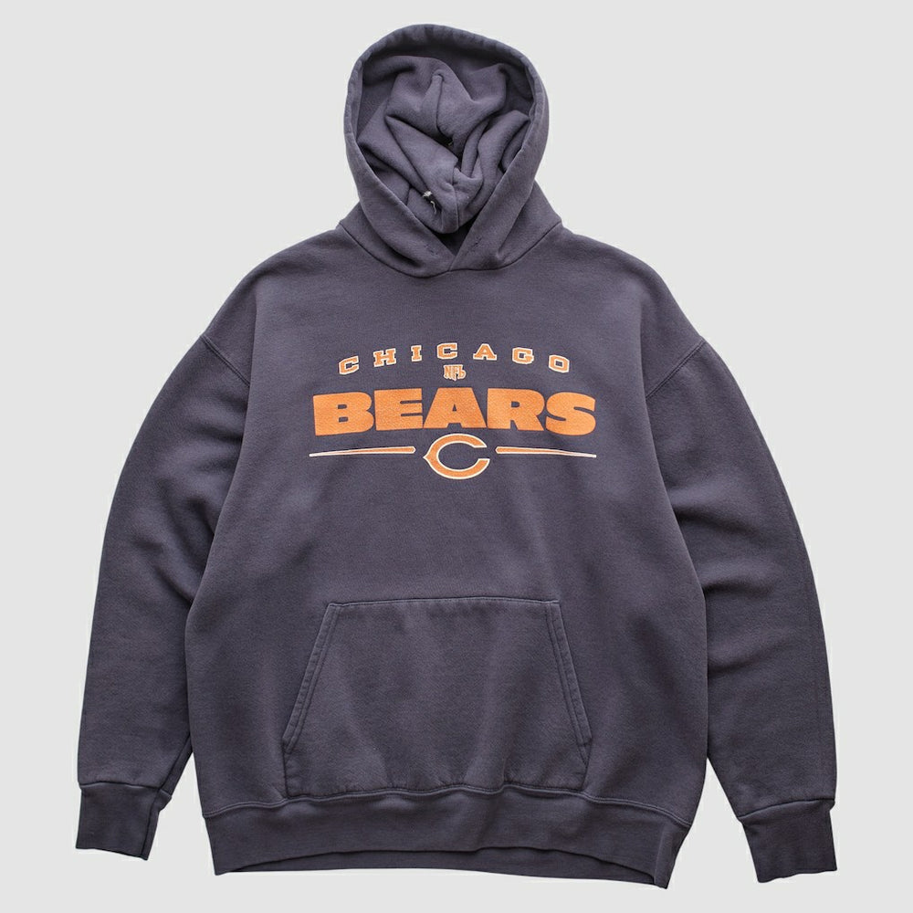 Chicago Bears NFL 2000s Hooded Pullover Sweatshirt - Charcoal Vintage outlet