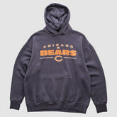 Chicago Bears NFL 2000s Hooded Pullover Sweatshirt - Charcoal Vintage outlet