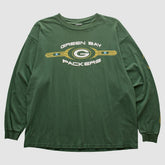 Green Bay Packers 2000s Long Sleeve T-shirt - Green Vintage discount