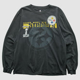 Pittsburgh Steelers NFL 2011 Long Sleeve T-shirt - Charcoal Vintage discount