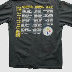Pittsburgh Steelers NFL 2011 Long Sleeve T-shirt - Charcoal Vintage discount