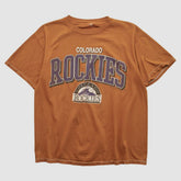 Colorado Rockies 1999 T-shirt Orange Vintage