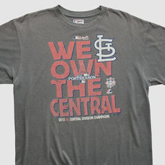 St. Louis Cardinals Majestic 2013 T-shirt Dark Heather Gray Vintage
