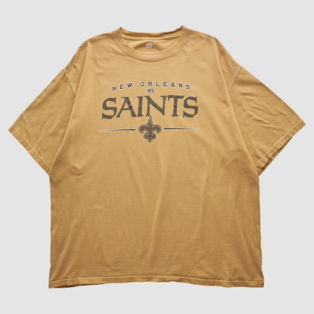 New Orleans Saints NFL 2000s T-shirt - Tan Vintage on sale
