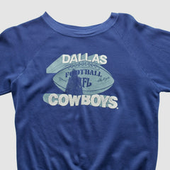 Dallas Cowboys 80s Pullover Sweatshirt - Blue Vintage discount