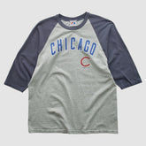 Chicago Cubs Majestic 2000s T-shirt Heather Gray Vintage
