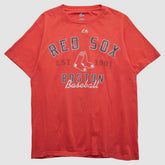 Boston Red Sox Majestic 2010s T-shirt Red Vintage