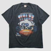 Tennessee Titans Cotton Park 2000s T-shirt - Black Vintage for sale