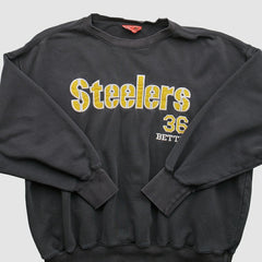 Pittsburgh Steelers NFL 2000s Pullover Sweatshirt - Black Vintage cheap