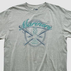 Seattle Mariners Lee Apparel 2001 T-shirt Heather Gray Vintage