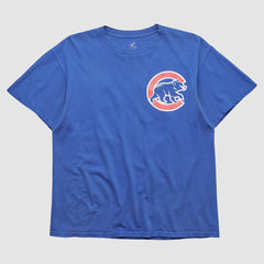 Chicago Cubs Majestic 2010s T-shirt Blue Vintage