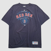 Boston Red Sox Majestic 2000s T-shirt Navy Vintage