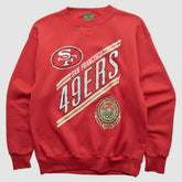 San Francisco 49ers Home Team Advantage 90s Pullover Sweatshirt - Red Vintage discount
