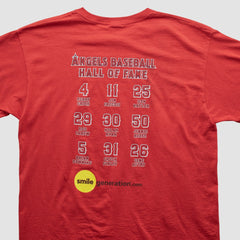 Los Angeles Angels Jerzees 2011 T-shirt Red Vintage