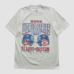 MLB World Series Jerzees 2004 T-shirt White Vintage