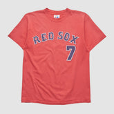 Boston Red Sox Majestic 2000s T-shirt Red Vintage