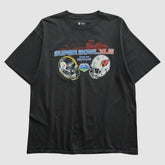 Superbowl XLIII NFL 2009 T-shirt - Black Vintage outlet