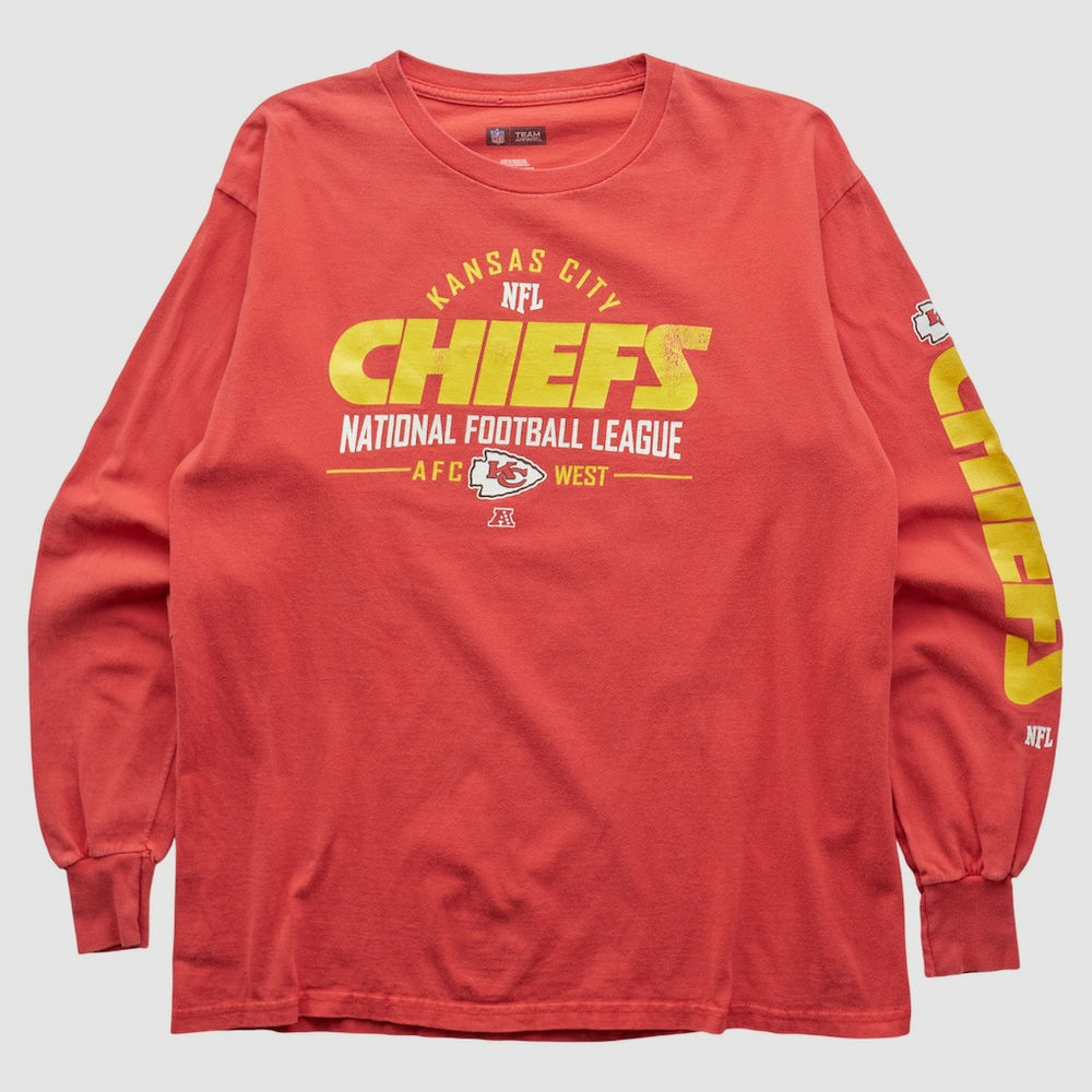 Kansas City Chiefs NFL 2010s Long Sleeve T-shirt - Red Vintage outlet