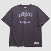Colorado Rockies Majestic 2000s T-shirt Charcoal