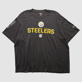Pittsburgh Steelers Reebok 2000s T-shirt - Black Vintage on sale