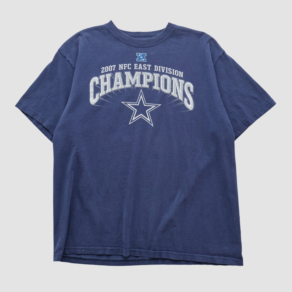 Dallas Cowboys Reebok 2007 T-shirt - Navy Vintage for sale