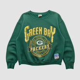 Green Bay Packers Nutmeg Mills 90s Sweatshirt - Green Vintage outlet
