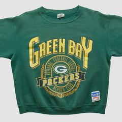 Green Bay Packers Nutmeg Mills 90s Sweatshirt - Green Vintage outlet