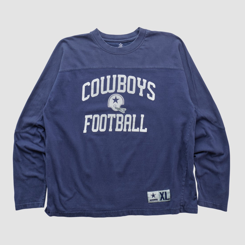 Dallas Cowboys Cowboys Authentic Apparel 2000s Long Sleeve T-shirt - Navy Vintage online
