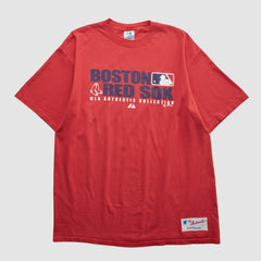 Boston Red Sox Majestic 2007 T-shirt Red Vintage