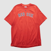 Boston Red Sox Majestic 2000s T-shirt Red Vintage