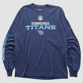Tennessee Titans Reebok 2000s Long Sleeve T-shirt - Navy Vintage outlet