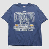 Dallas Cowboys Hanes 1996 T-shirt - Navy Vintage sale