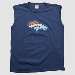 Denver Broncos NFL 2000s Tank - Navy Vintage for sale