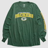 Green Bay Packers NFL 2010 Long Sleeve T-shirt - Green Vintage cheap