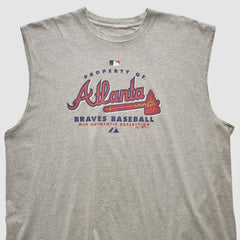 Atlanta Braves 2007 Tank Heather Gray Vintage