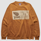 Tennessee Titans Champion 2000s Long Sleeve T-shirt - Brown Vintage discount