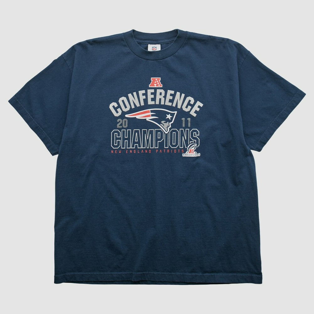 New England Patriots NFL 2011 T-shirt - Navy Vintage on sale