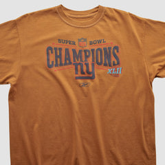 New York Giants Reebok 2008 T-shirt - Orange Vintage sale