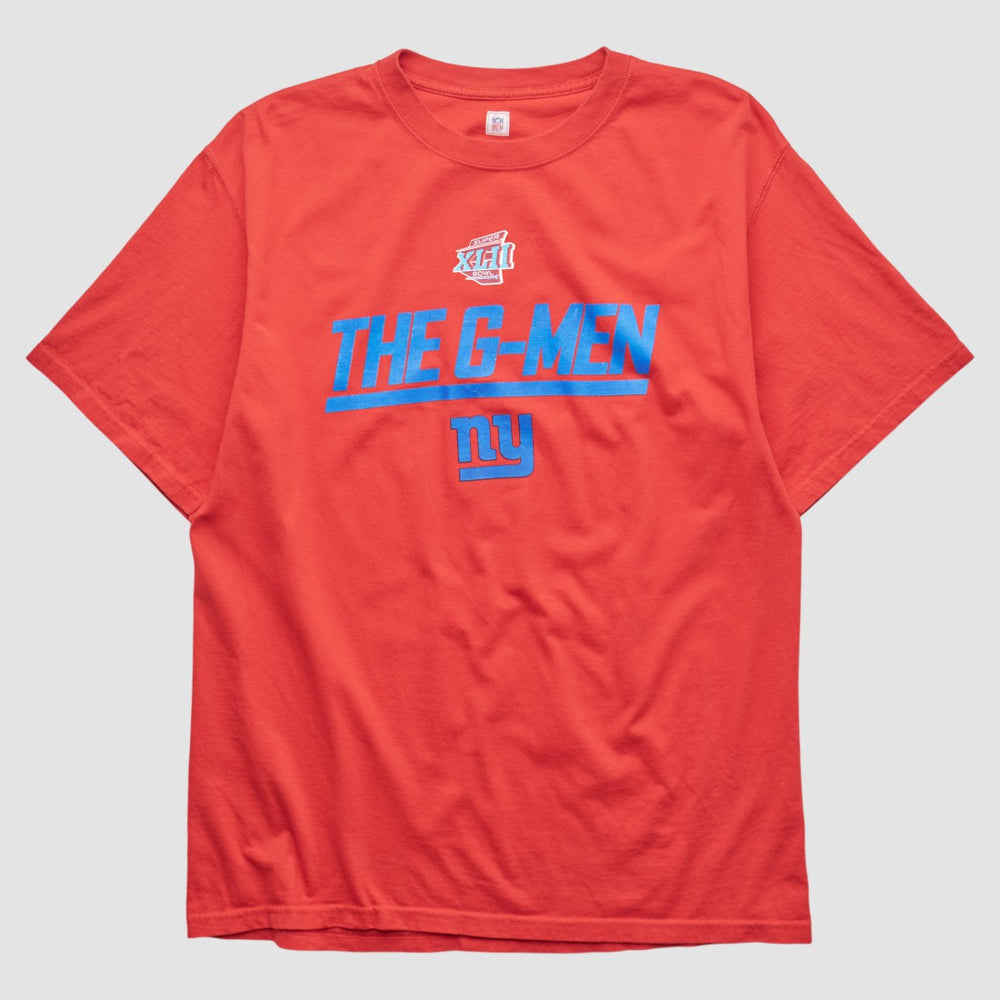 New York Giants NFL 2008 T-shirt - Red Vintage cheap