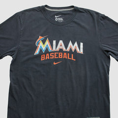 Miami Marlins 2010s T-shirt Charcoal Vintage