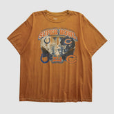 Superbowl XLI Reebok 2007 T-shirt - Orange Vintage outlet