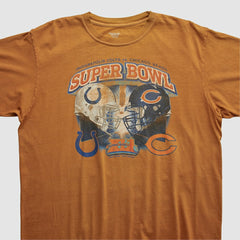 Superbowl XLI Reebok 2007 T-shirt - Orange Vintage outlet