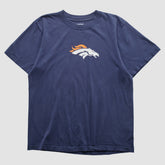 Denver Broncos Reebok 2000s T-shirt - Navy Vintage cheap