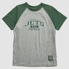 New York Jets NFL 2000s T-shirt - Heather Gray Vintage discount