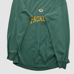 Green Bay Packers NFL 2000s Long Sleeve T-shirt - Green Vintage discount