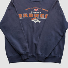 Denver Broncos Lee Apparel 2001 Pullover Sweatshirt - Navy Vintage online