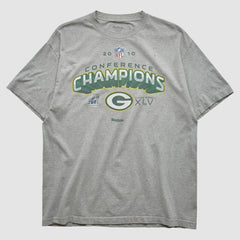 Green Bay Packers Reebok 2010 T-shirt - Heather Gray Vintage online